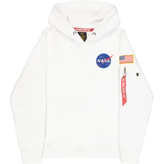 Alpha Industries Space Shuttle Kapuzenpullover White XL