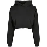 URBAN CLASSICS Oversized Cropped Hoody Schwarz 5XL