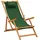 vidaXL Strandstuhl Klappbar Eukalyptus Grün