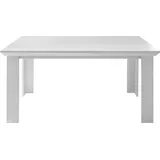 Esszimmer-Tisch WINGST-61 im Landhaus Stil Nachbildung Pinie weiß Nb. B/H/T ca. 158x76x88cm - Weiß