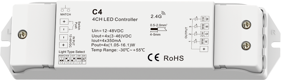 Sentiotec LED Funk Treiber CC 24 V/33,6 W | LC-CC-VP