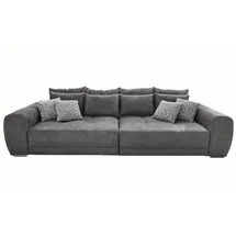 luma-home schönes für dein zuhause luma-home Big-Sofa, Grau Textil, 4-Sitzer, einzeln stellbar,Rechteckig, 306x86x134 cm Wohnzimmer, Sofas / Couches, Sofas, Bigsofas