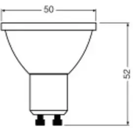 LEDVANCE LED-Reflektorlampe PAR16 4099854059810 3,4 W GU10 warmweiß 1 St.