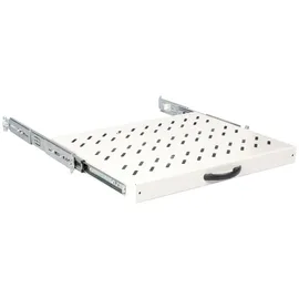 Roline 19-Zoll Fachboden 1 HE, ausziehbar 350 T 25 kg grau
