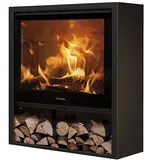 Panadero Kaminofen Grand Allegro Ecodesign  (12,6 kW, Raumheizvermögen: 380 m3, Material Verkleidung: Stahl, Schwarz Metallic)