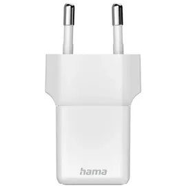 Hama Schnellladegerät USB-C Super-Mini-Charger PD 20 W Weiß
