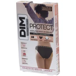 DIM Protect Waschbarer Menstruationsslip - Slip - Bio-Baumwolle - Mittlerer Fluss - 36/38