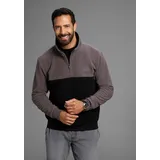 MAN'S WORLD Fleecepullover Troyer Schwarz L