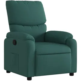 vidaXL Relaxsessel Dunkelgrün Polyester 50 x 99 x 50 cm Grün mit Liegeposition