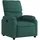 vidaXL Relaxsessel Dunkelgrün Polyester 50 x 99 x 50 cm Grün mit Liegeposition