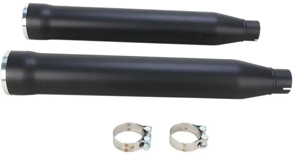 Cobra Harley Davidson 6055b Nicht Homologierter Slip-on-schalldämpfer - Matt Black - Not Homologated