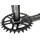 Praxis Wave 1x Direct Mount Kettenblatt Schwarz 38 Zähne