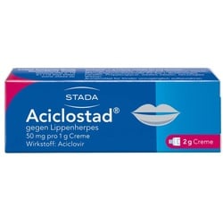 Aciclostad gegen Lippenherpes Aciclovir Creme