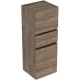 Geberit Renova Plan Mittelhochschrank 2 Türen, 1 Schublade, Nussbaum hickory 501922JR1