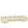 vidaXL Garten-Lounge-Set 7-tlg. creme Kiefer