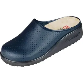 Berkemann TEC-PRO Thordu Clogs, blau, Blau 300, 44 EU - Linie, Glattleder, Wechselfußbett, Weite H 9103-300 - - 44