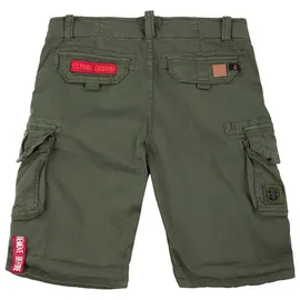 Alpha Industries Crew Patch Kurze Hose - Dark Olive, 34