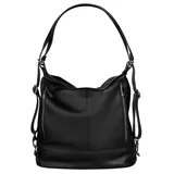 Samantha look Rucksack Damen Schwarz