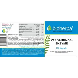 Bioherba Verdauungsenzyme Kapseln 100 St.