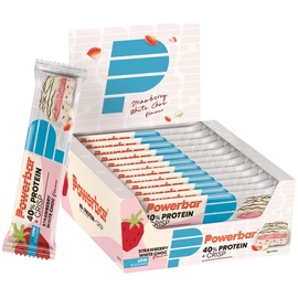 PowerBar Protein Crisp Strawberry White Choc 12x40g - High Protein Riegel + Zuckerarm
