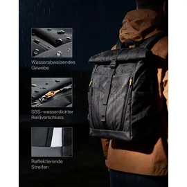 Inateck Laptop RollTop 25 l schwarz