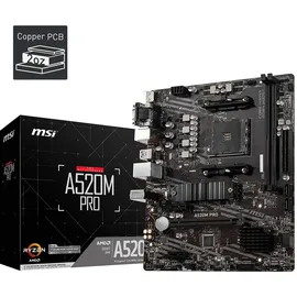 MSI A520M PRO Micro ATX