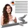 ECENCE Papilotten Lockenwickler 10x Grau Papilottenwickler Locken Friseurbedarf