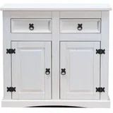 VCM New Mexico Sideboard 91 x 84 x 44 cm Weiß