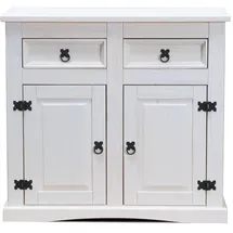 VCM New Mexico Sideboard 91 x 84 x 44 cm Weiß