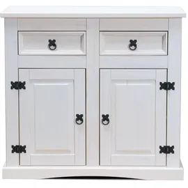 VCM New Mexico Sideboard 91 x 84 x 44 cm Weiß