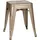 MID.YOU Hocker, Champagner, Metall, quadratisch, 39x46x39 cm, stapelbar, Wohnzimmer, Hocker, Sitzhocker