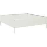 vidaXL Hochbeet 100 x 100 x 33,5 cm Weiß