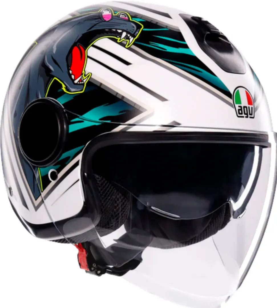 AGV Eteres Ghepard Jet Helm, veelkleurig, XS Voorman