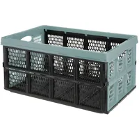 Mojawo Klappbox stapelbar 32 L Transportbox 48X35X24CM Einkaufskiste klappbar