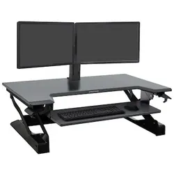 Ergotron WorkFit-TL Steh-Sitz Arbeitsplatz (schwarz)