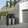 ML-Design Mülltonnenbox 2Er 2 Tonnen 240L 132x80x116,3 cm Anthrazit-Rostoptik