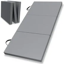 eloneo Klappmatratze 90 x 200 cm H2 Polyester/Leinen