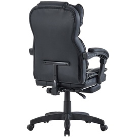 Trisens Schreibtischstuhl Bürostuhl Gamingstuhl Racing Chair Chefsessel mit Fußstütze
