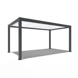 Weide Carport aus Aluminium | 3 x 5,3 M | Garage anthrazit | Autoüberdachung