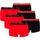 Puma Everyday Trunks 6P Schwarz/Rot XL 6er Pack