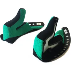 X-Lite X-803/X-803 Ultra Carbon, Wangenpolster Steadyfit - Grün - XXL