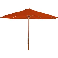 Mendler Sonnenschirm Florida, Gartenschirm Marktschirm, Ø 3m Polyester/Holz -