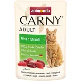 Animonda Carny Adult Rind + Strauß 12 x 85 g