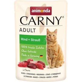 Animonda Carny Adult Rind + Strauß 12 x 85 g