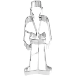 Birkmann Hochzeit Ausstechform 'Bräutigam' 9 cm Edelstahl