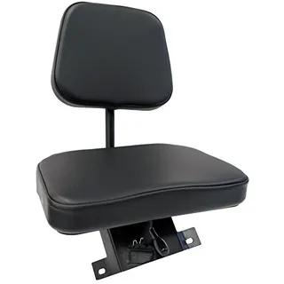 KlaraSeats passend Zetor Beifahrersitz PVC Schwarz Schlepper Traktor