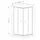Aqualine AGGA Duschwand mit Schiebetür 80 x 80 cm Klarglas HLF808Y