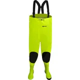 Dönges Wathose Hi-Vis mit S5 Sicherheitsstiefel, Größe 44