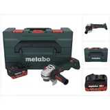 Metabo WB 18 LT BL 11-125 Quick Akku Winkelschleifer 18 V 125 mm Brushless + 1x Akku 8,0 Ah + metaBOX - ohne Ladegerät