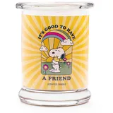 Peanuts Duftkerze im Glas - A Friend | Geschenke für Frauen | Kirsche | Deko für Zuhause | Hohe Brenndauer bis zu 50h